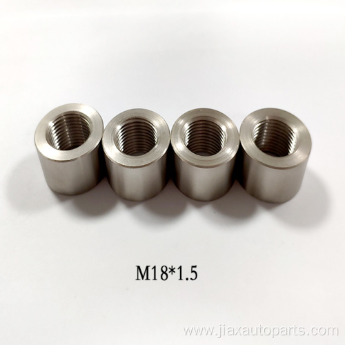 O2 sensor M18*1.5 steel welded nut, round bung